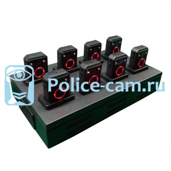 Док-станция для 8 портативных видеорегистраторов Police-cam 2